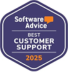 Software Advice front runner badge